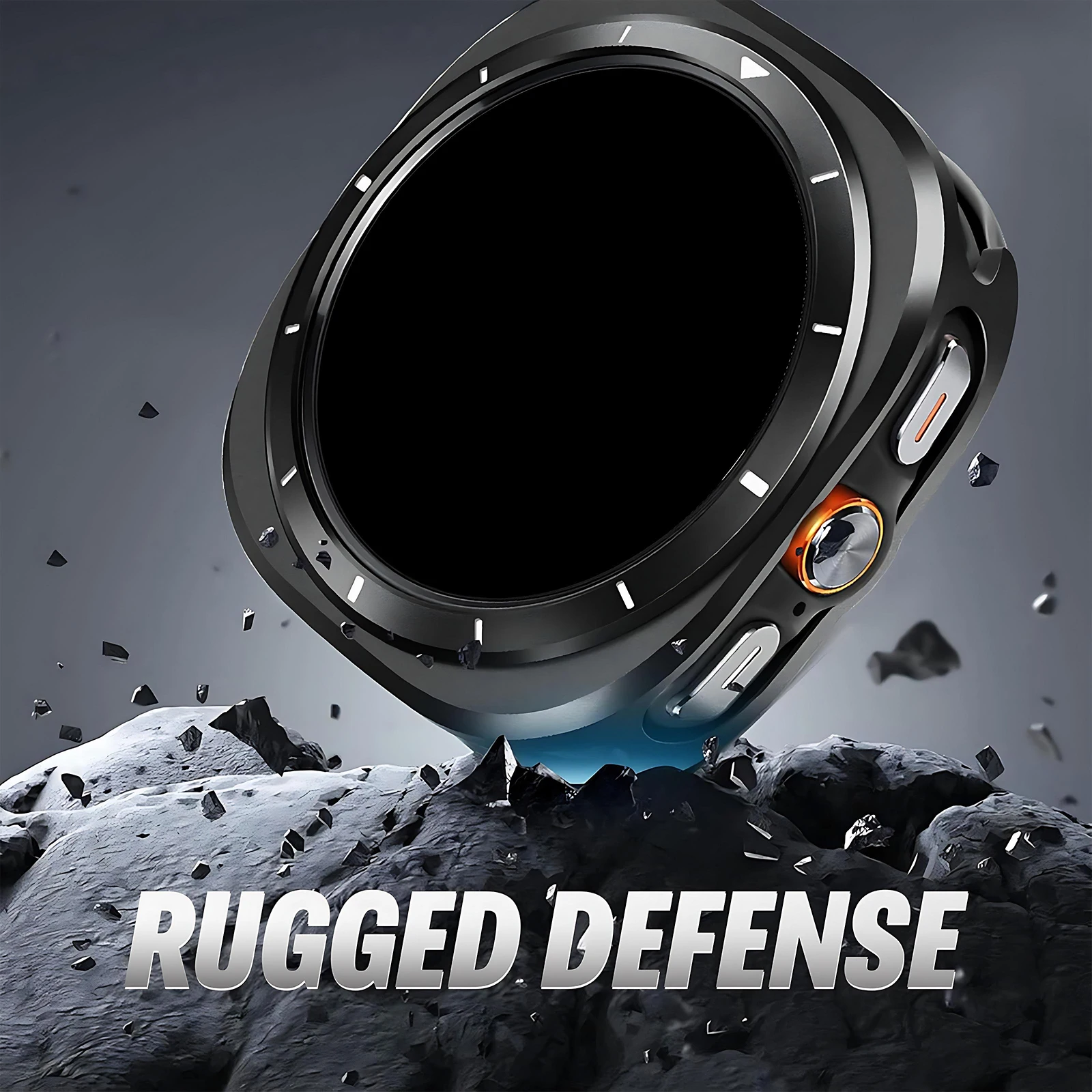 Enhanced Protective Metal Case for Samsung Galaxy Ultra Watch - No Screen Film Included