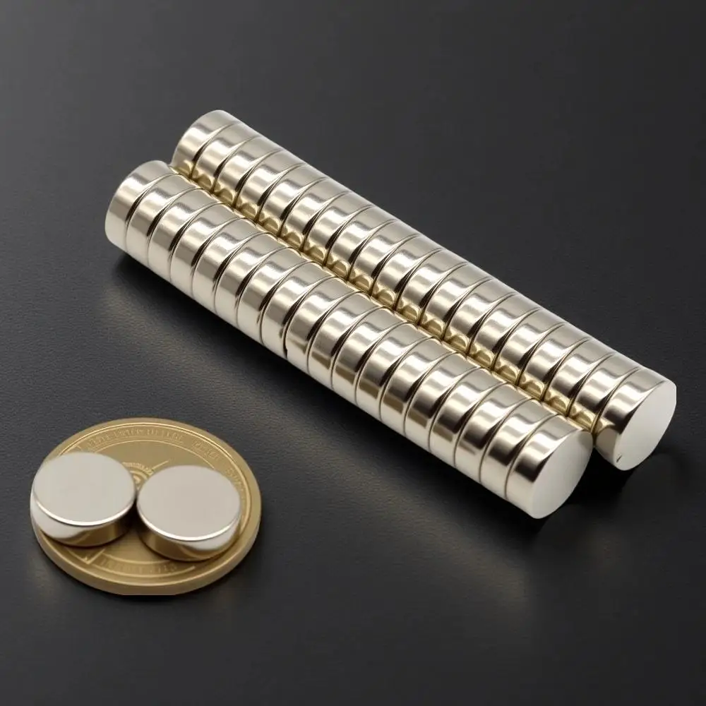 12 x 4 mm superstarker Magnet N35 runder magnetischer NdFeB-Neodym-Magnet, leistungsstarke Scheibenimanes Kühlschrankmagnete ﻿ – Detail 3