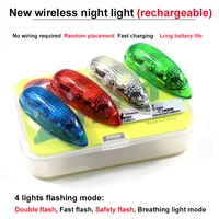 Wireless Navigation Light ZMR 1S Rechargeable 4 modes LED lights For RC Fixed-wing FPV toy/ Car Boat Toy Part 1