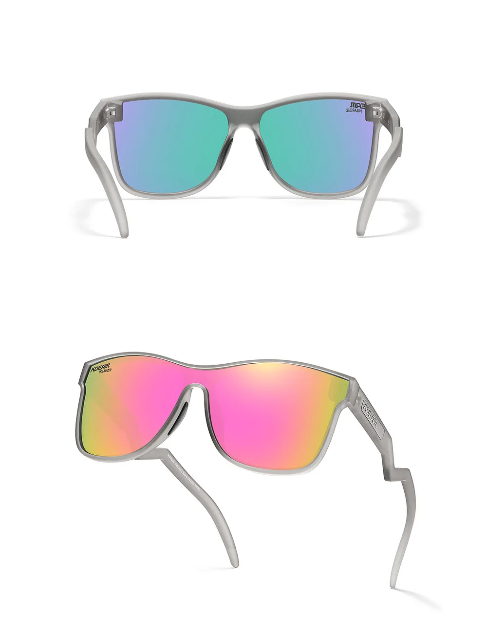 Kdeam 1,2mm polarisierte Sonnenbrille ultraleichte tr90 Herren Outdoor Sport bunte Brille 3d Metall Logo Fahrrad brille kd0809 – Detail 12