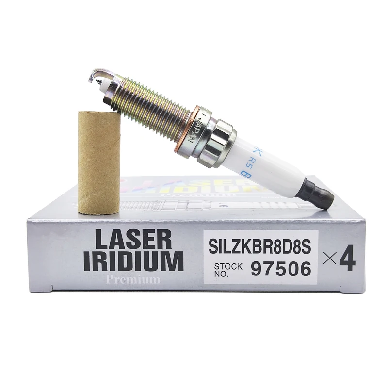 4/20PCS SILZKBR8D8S 97506 Iridium Spark Plug For BMW 1 X1 2 3 X3 4 X4 Z4 X5 X6 E70 F10 F11 F20 F21 F25 F26 F36 F87