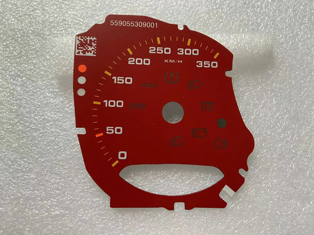 Strumento Speedo Dial Overlay Per Porsche 911 Carrera 991/Cayenne 958/Panamera 970 Gt3 Gt3Rs Gauge Face 350 Km/H