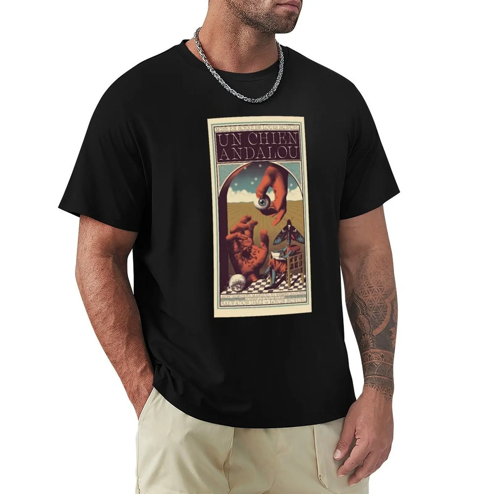 

Un Chien Andalou by Luis Bunuel T-shirt customizeds vintage summer top sublime mens graphic t-shirts pack