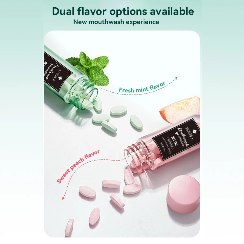 Probiotics Solid Toothpaste Tablets Portable Mouthwash Water Cleaning Mouth Stains Removing Tooth Powder
