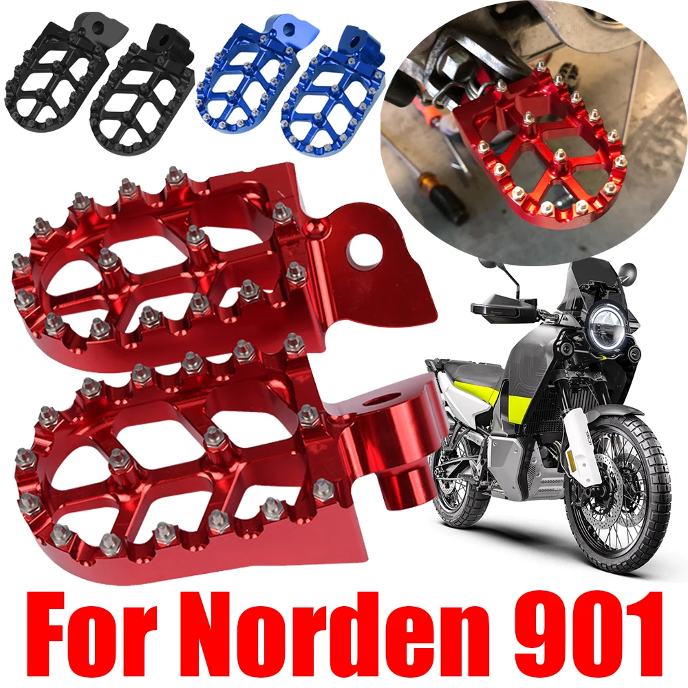 

For Husqvarna NORDEN 901 NORDEN901 2021 2022 2023 Motorcycle Accessories Footrest Footpegs Foot Pegs Foot Rests Pedals Parts