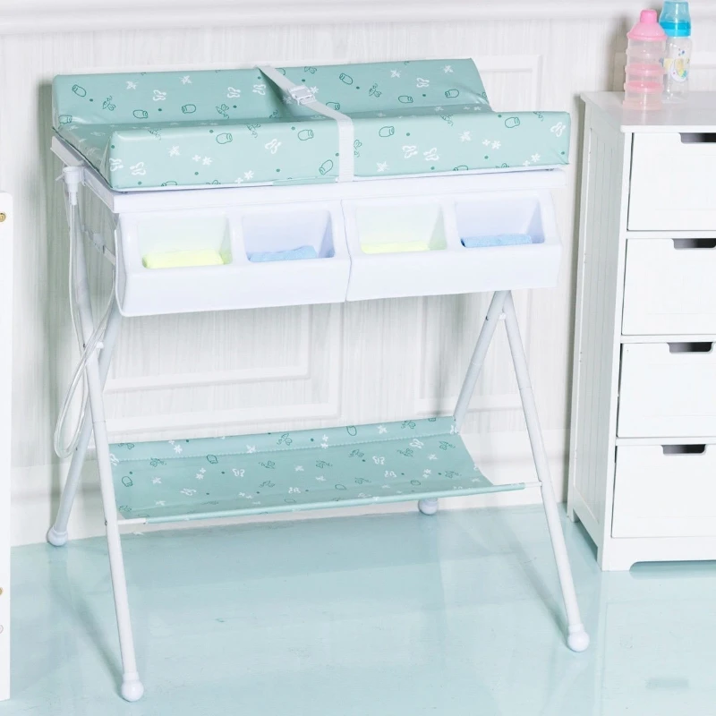 Baby Diaper Changer Foldable Care Bed Massage Table Bath Platform Touch
