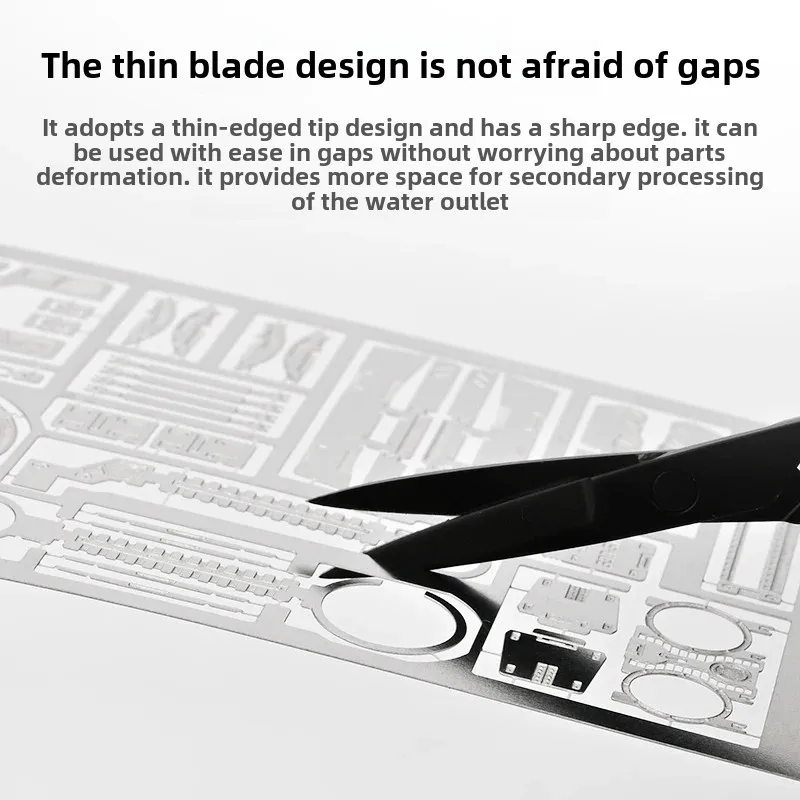 MSWZ MS109 Model Tools Scissors Etched Sheet Parts Decal Cutting Tools for Modeler Hobby Building DIY
