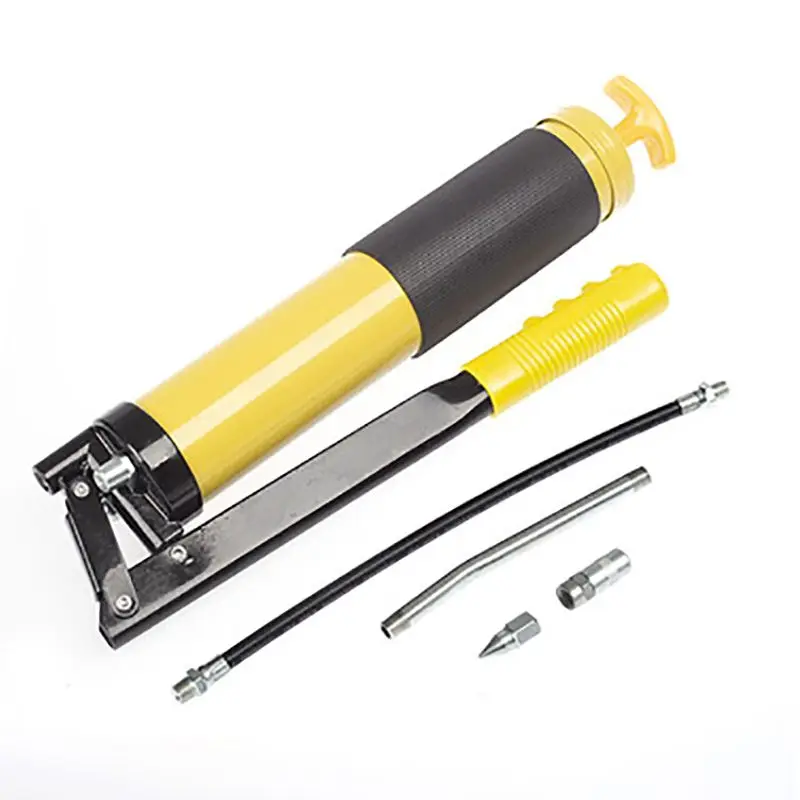 

Industrial Grease Gun Vehicles Car Auto Lubrication Oil Pump Pressure 4000-6000PSI Heavy Duty Lever Repair Tools