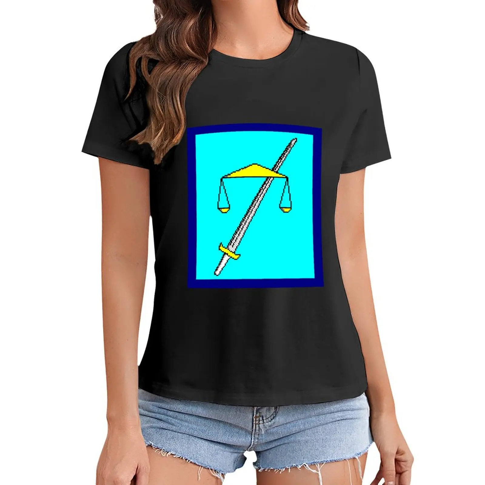 

TempleOS T-Shirt plus size tops summer clothes Woman T-shirts