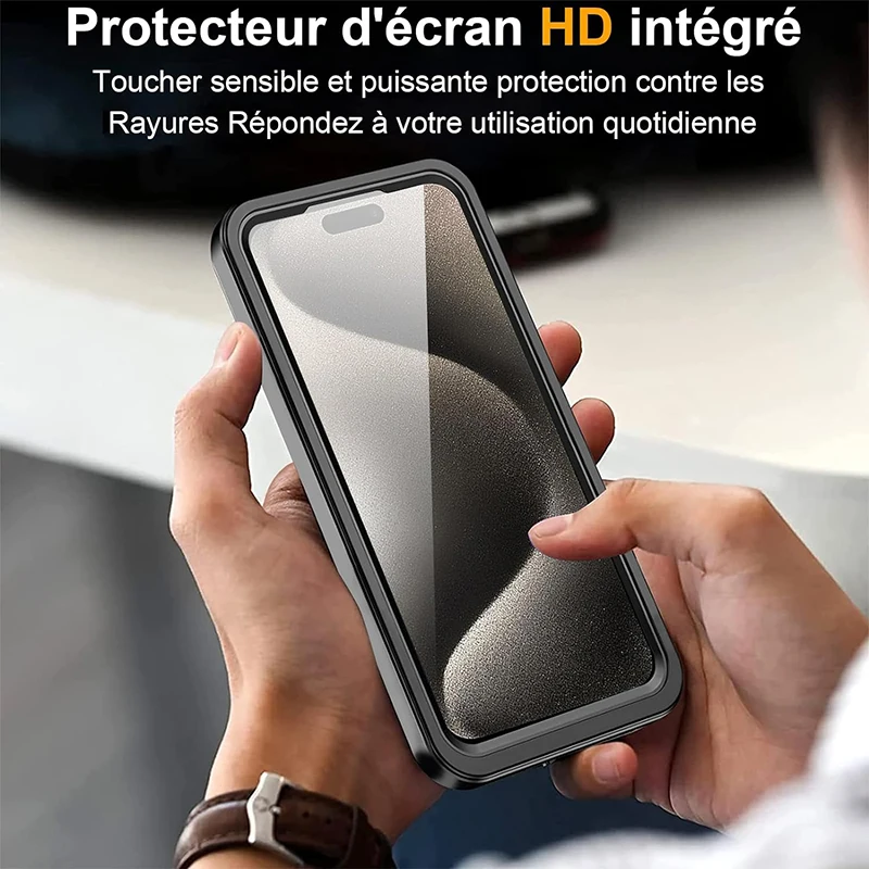 Ultimate 360° Full Body Double-Sided Screen Protector Case - Shockproof Phone Cover