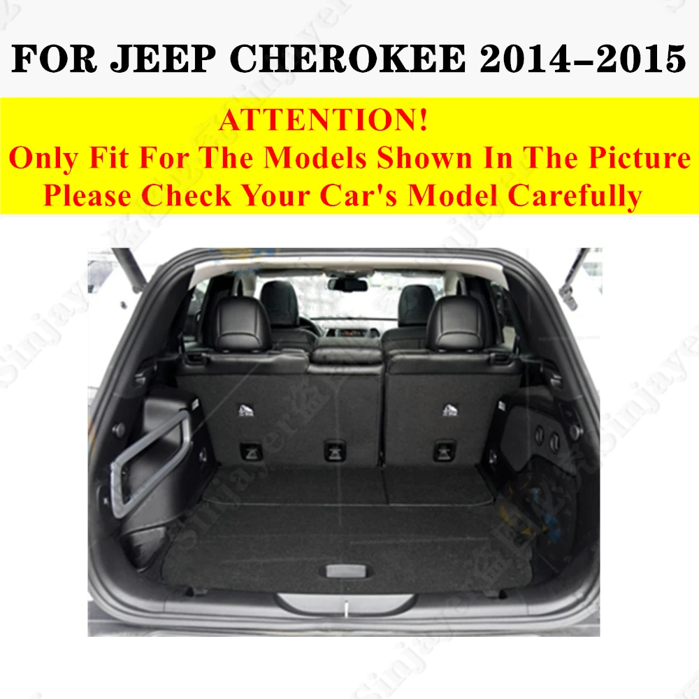 Tapis de coffre de voiture en cuir XPE pour JEEP Cherokee 2014 – 20, toutes  saisons, housse de chargement arrière personnalisée - AliExpress