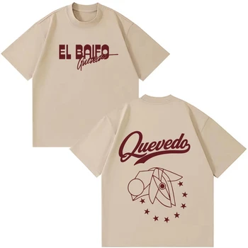QUEVEDO EL BAIFO Album 2026 Tour Merch T Shirt Men Women Fashion T-shirt Summer Short-sleeved Cotton Casual Vintage T-shirts Top