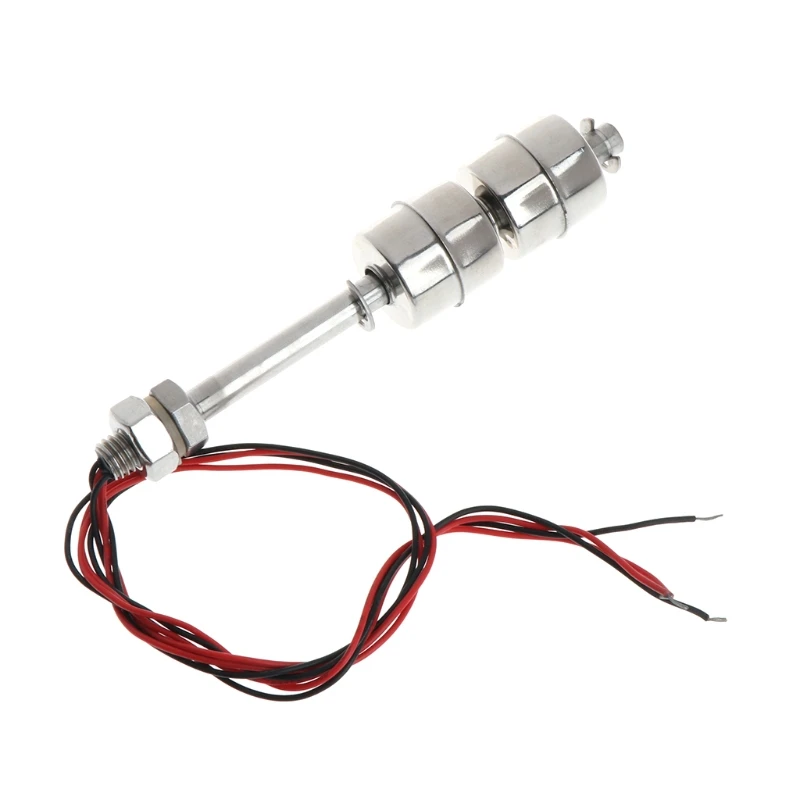 

220V 10W 100mm Float Switch Auto liquid Water Level Sensor Stainless Steel