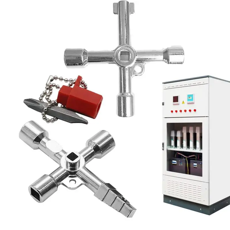 Clé Triangle Universelle Pour Équipements Industriels - Train, Électrique, Ascenseur, Armoire - Longueur 7,2 Cm