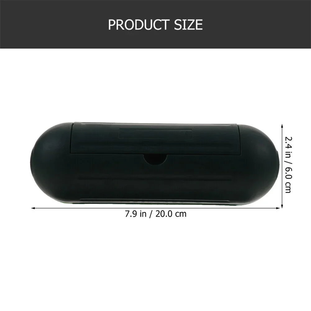 Black Easy Use Extension Cord Safety Application Application Dustproof Easy And Convenient Enhanced Safety Black