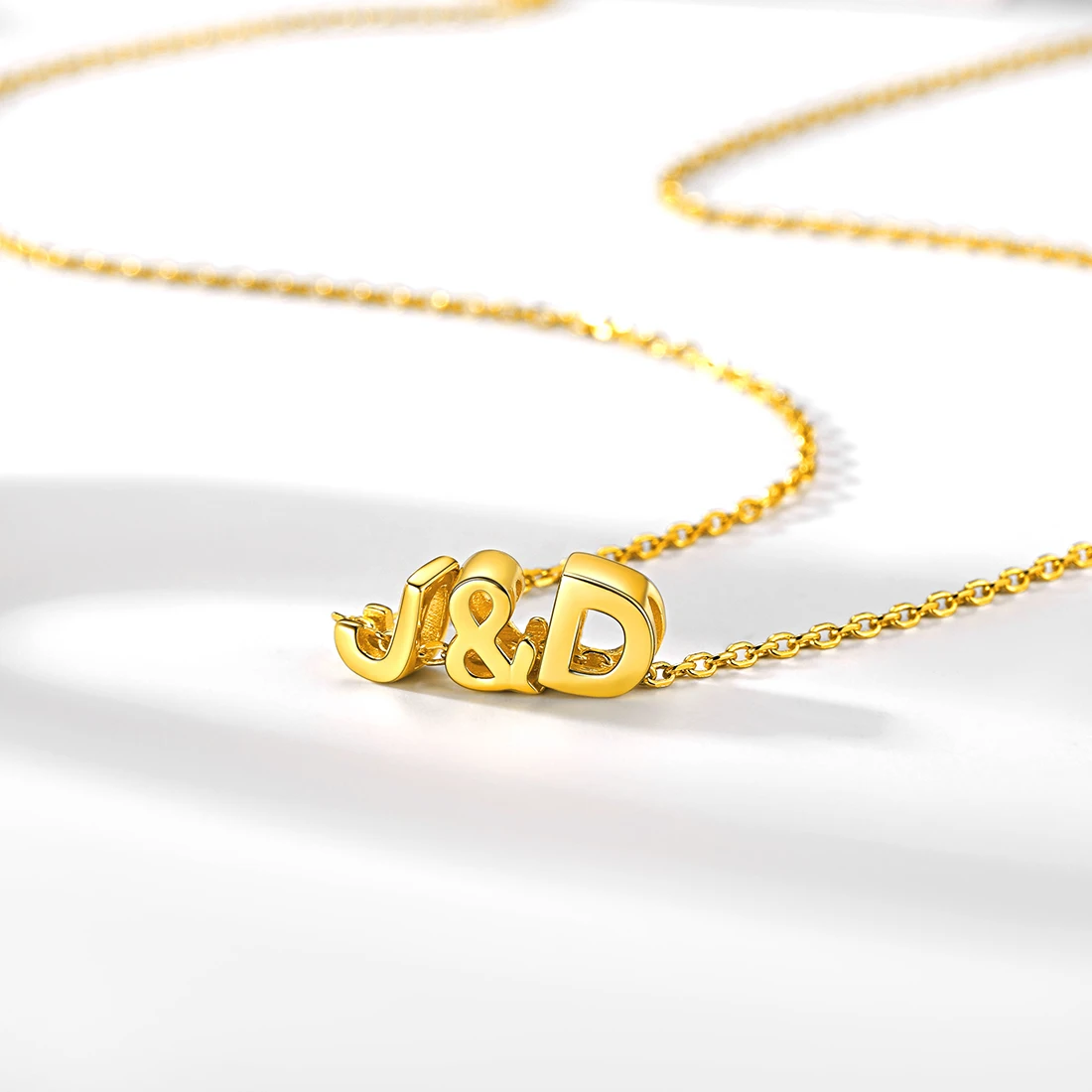 Chicsilver 925 Silver Custom Letter Necklace For Women Letter Combination Birthday Anniversary Couple Jewelry