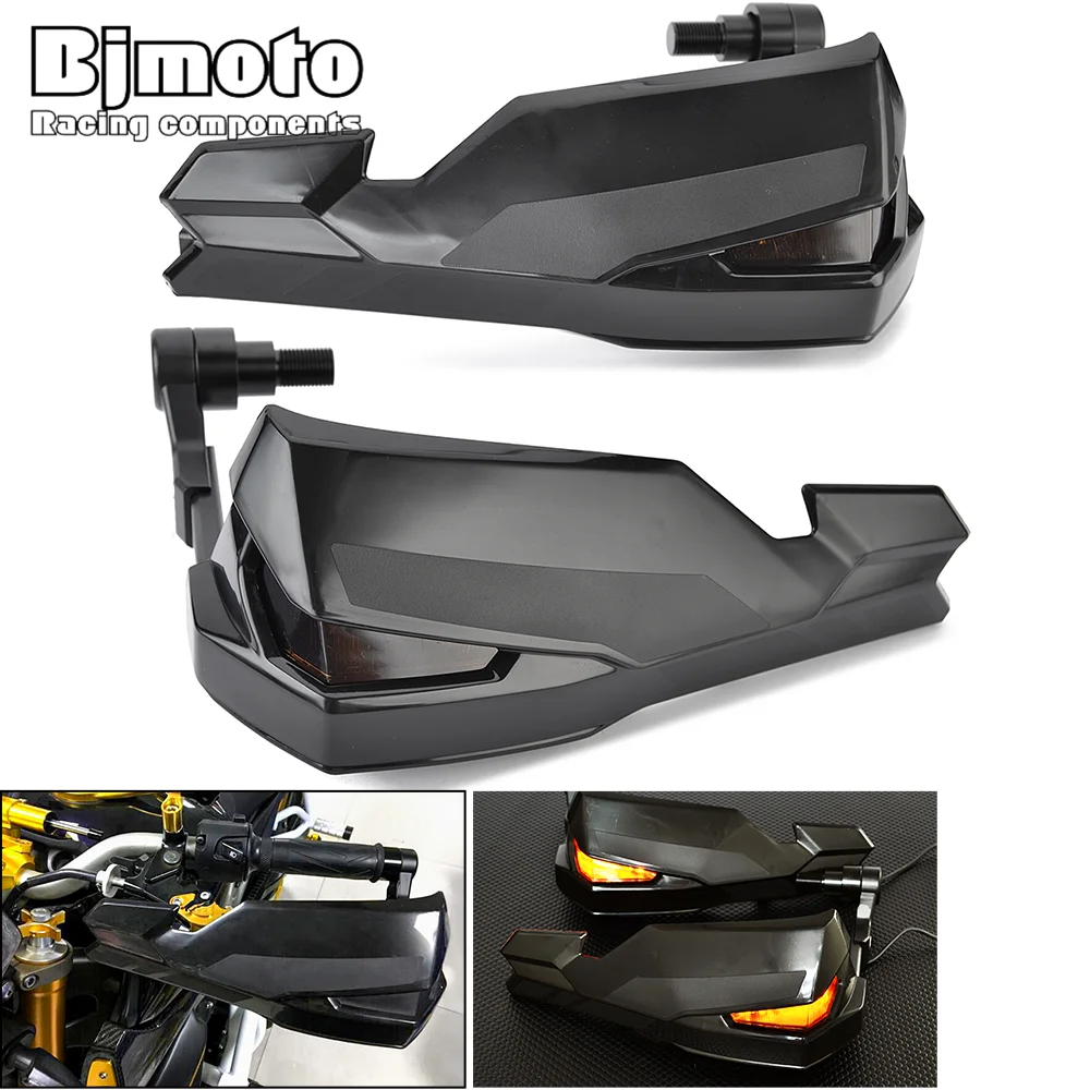 가와사키 Z900 2017 핸들바 핸드 가드 보호대 LED 핸드가드, 야마하 MT09 FZ09 MT FZ 09 XSR900 XSR700 MT07 FZ07 MT-09