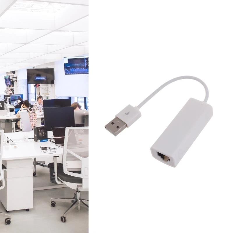 RTL8152 칩 USB2.0-RJ45 네트워크 카드 커넥터 어댑터 7 8 10 XP 용 태블릿 용 10/100Mbps