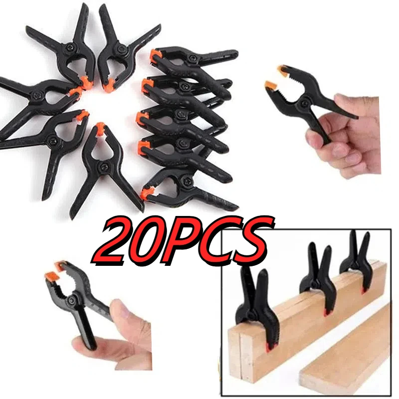 2inch Universal Clamps 5/20PCS DIY Plastic Nylon Clamps Spring Clip For Woodworking Photo Studio Background woodworking clamps