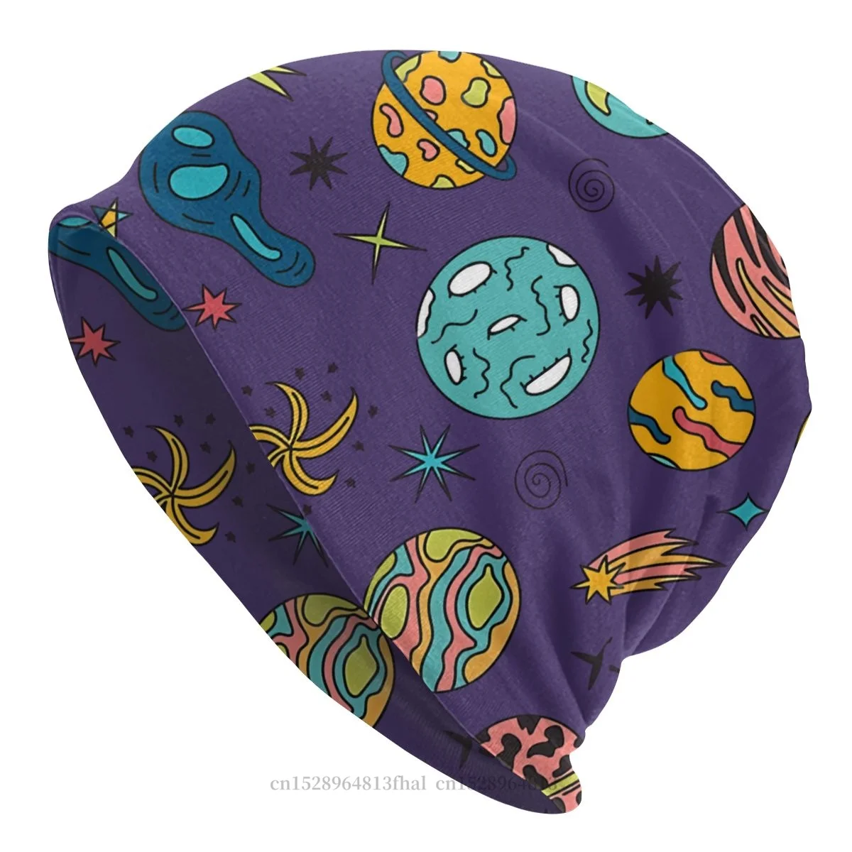 

Hat Space Pattern Outdoor Caps For Men Women Skullies Beanies Ski Caps Soft Bonnet Hats