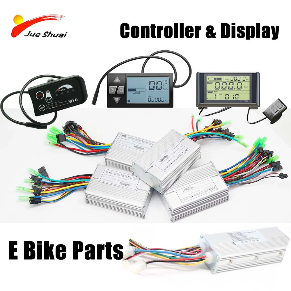 Lcd-scherm voor Elektrische Fietsen, Kunststof 5-pins Waterdichte Interface 36V 48V LCD GD01-display Geschikt voor Stuur van 22,2 Mm