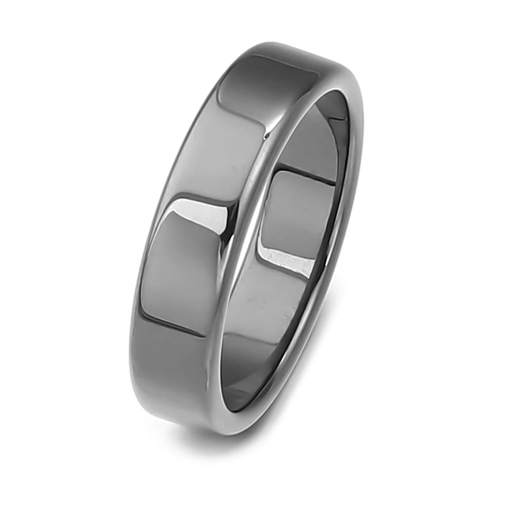 Duimring/Ring van Hematiet - maat: 20,5 mm | Ringen | Crystalz & Gemz