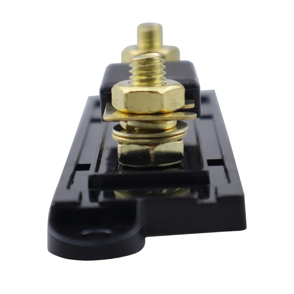 Auto Accessories Bolt-on Fuse Holder ANL 50A/80A/100A/250A/300A Car Fuse Box Transparent Holder Distribution