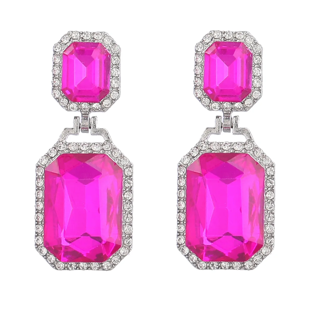 April Billy Earrings Fuchsia main image 0
