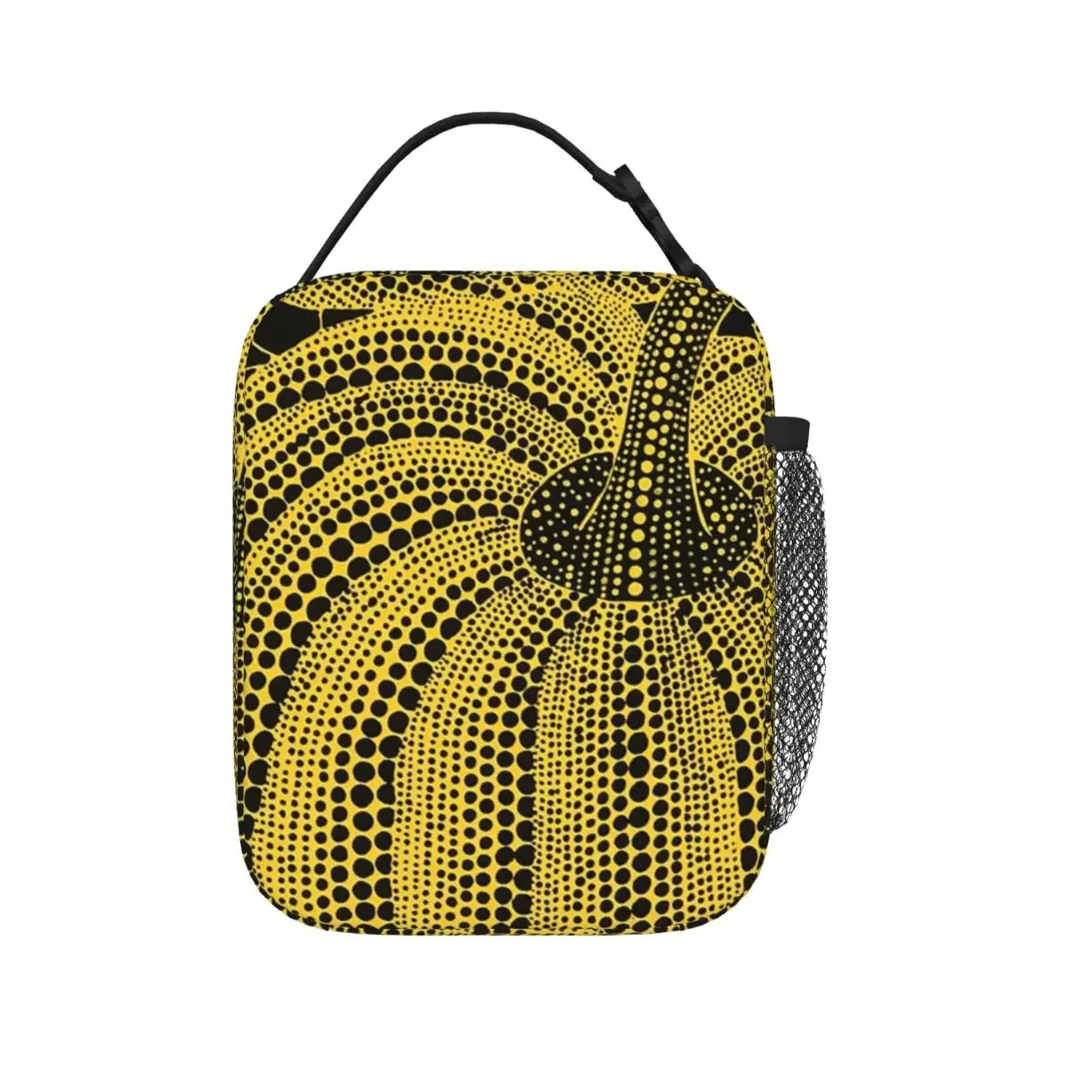 

Желтые Изолированные сумки для обеда Yayoi Kusama Pumkin, герметичные сумки для пикника, Термальный Ланч-бокс, сумка для обеда для женщин, для работы, для детей и школы