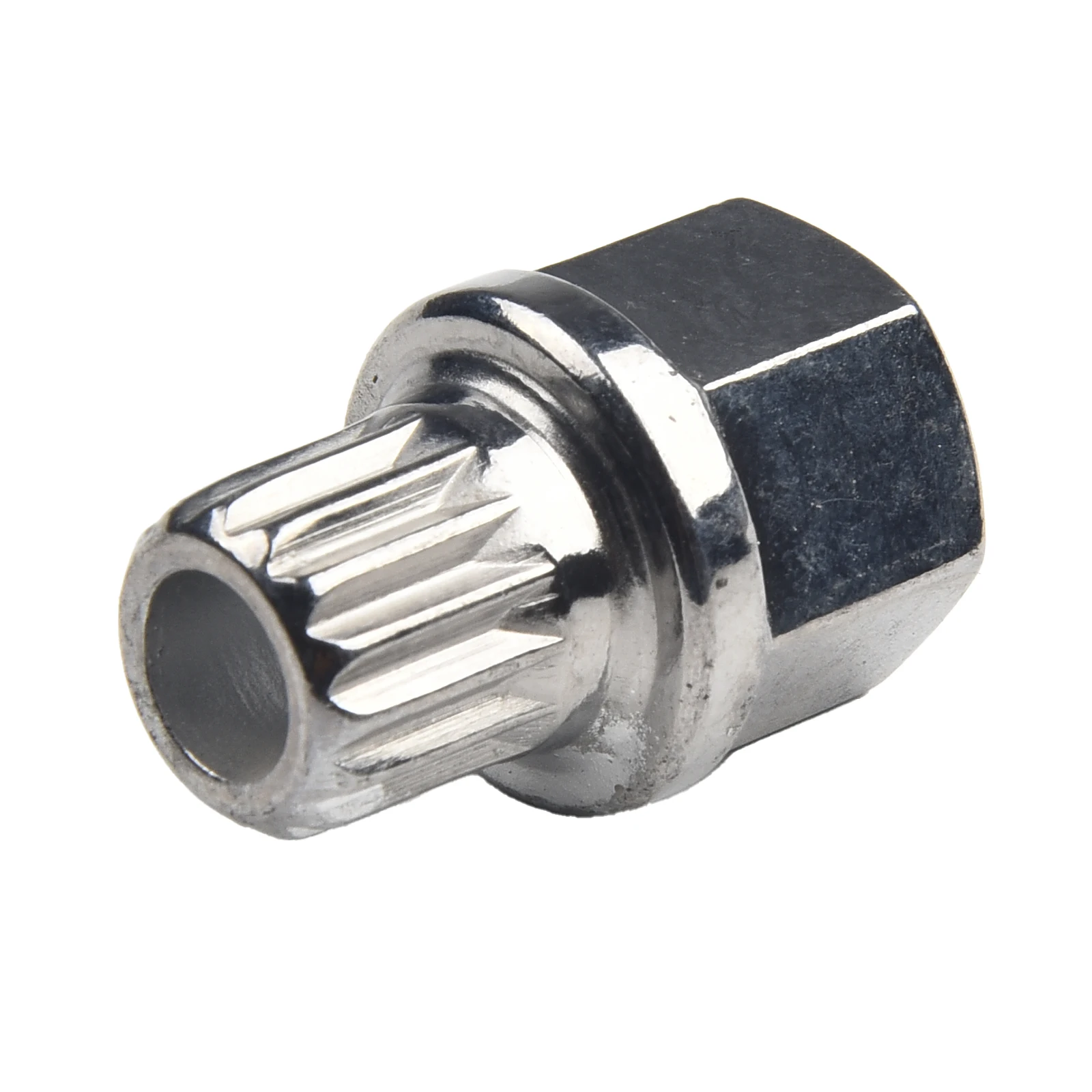 

Tire Security Screw Wheel Lock Lug Nut Car Anti Theft Wheel Lock Removal Key Silver Tone Sleeve Key Removal Tool