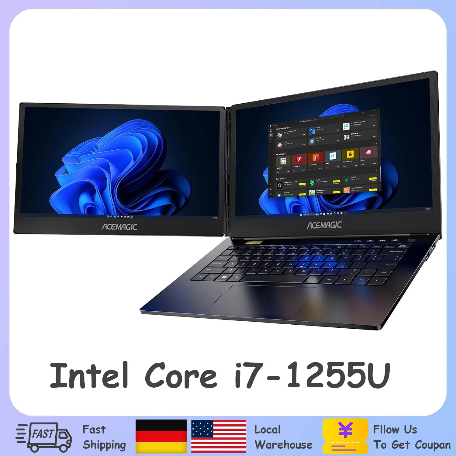 ACEMAGIC X1 Laptop Intel Core i7-1255U 1