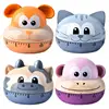 Cooking Timer 60 Minutes Increase Efficiency Cat Dog Cartoon Animal Mechanical Timer Alarm Timer Household Supplies 1