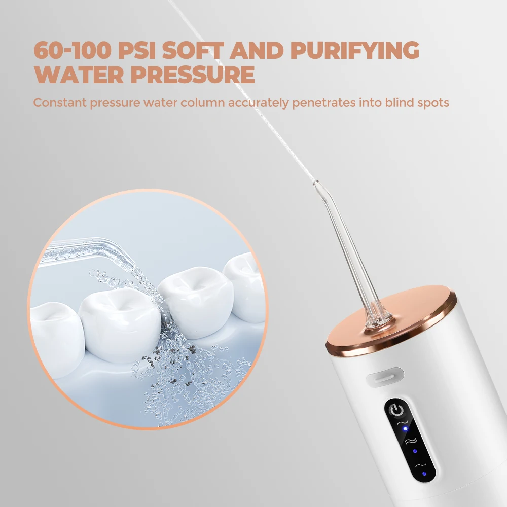 Description Picture 4 of itemRechargeable Oral Irrigator 3 Modes Portable Dental Water Flosser Waterproof Teeth Whitening Cleaner Dental Calculus Removal