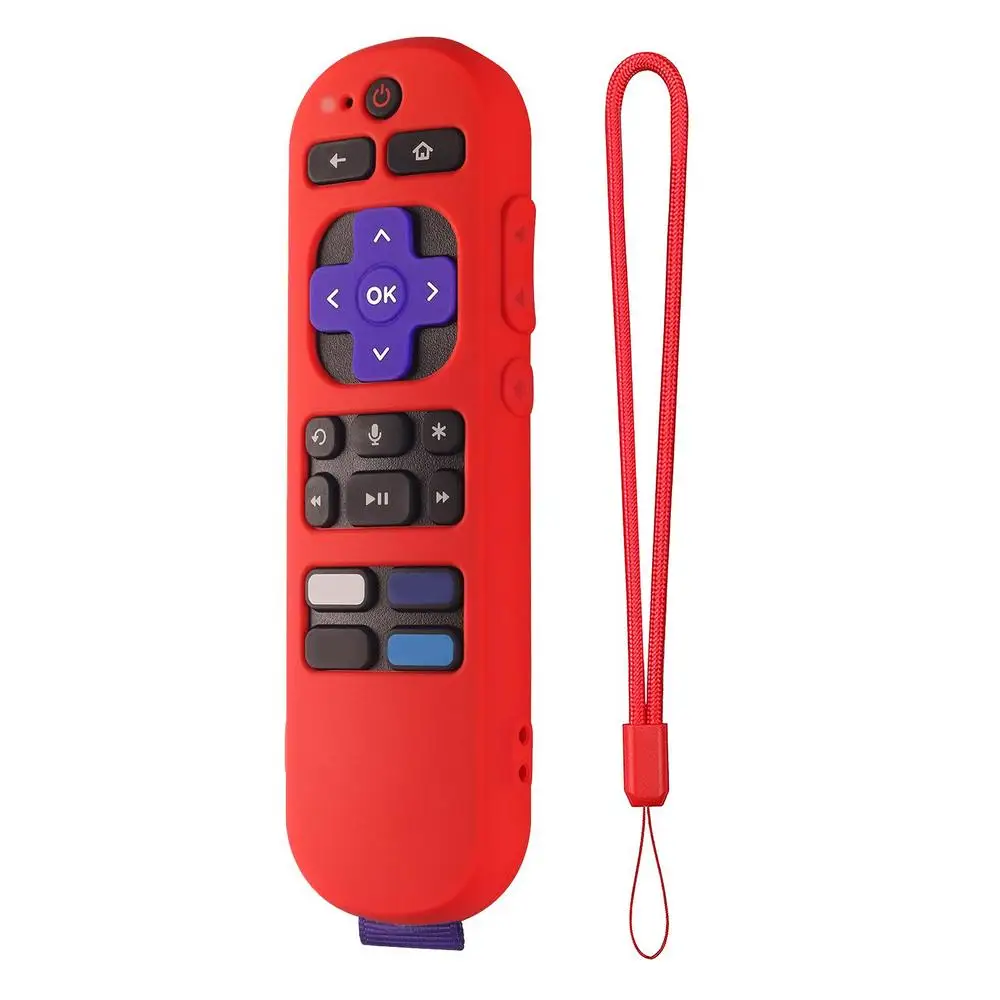 Silicone Protective Case for Roku Remote - Shockproof & Washable Sleeve