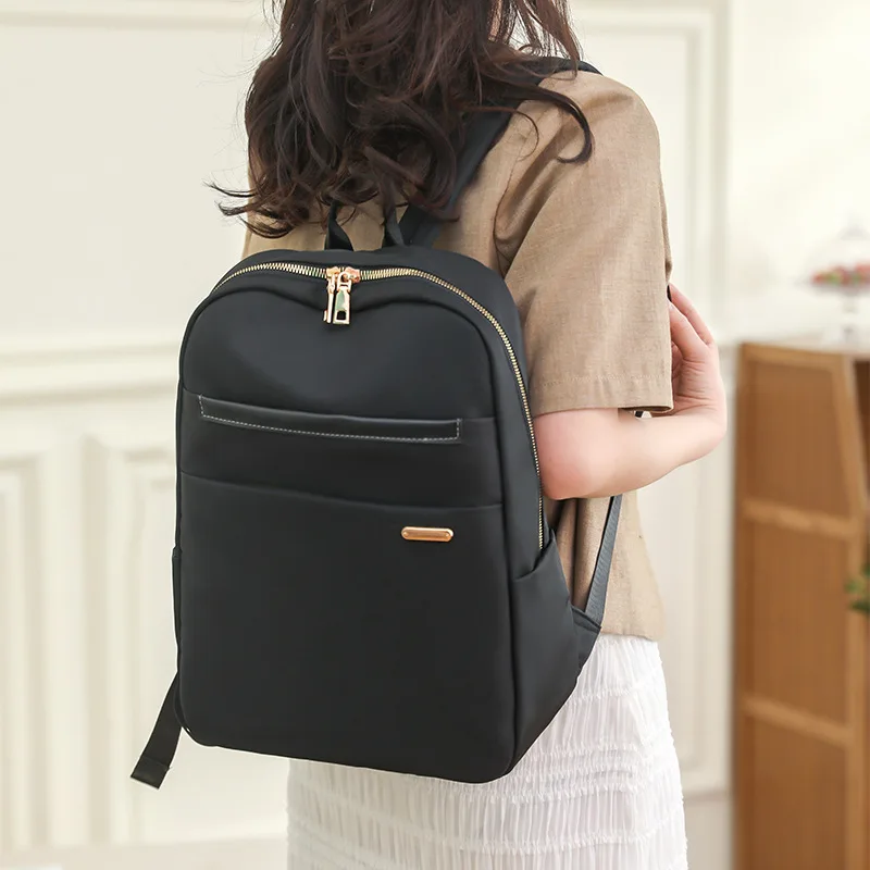 Vento Marea Travel Backpack For Women 2023 New Beige Sports Rucksack Waterproof Shoulder Bag A4 Paper Preppy Style Girls Purse