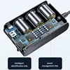 SAEMETAL 128W Car Phone Charger Cigarette Lighter Adapter PD30W QC3.0 Multi Ports Quick Charge USB Charging Socket with Switch 5