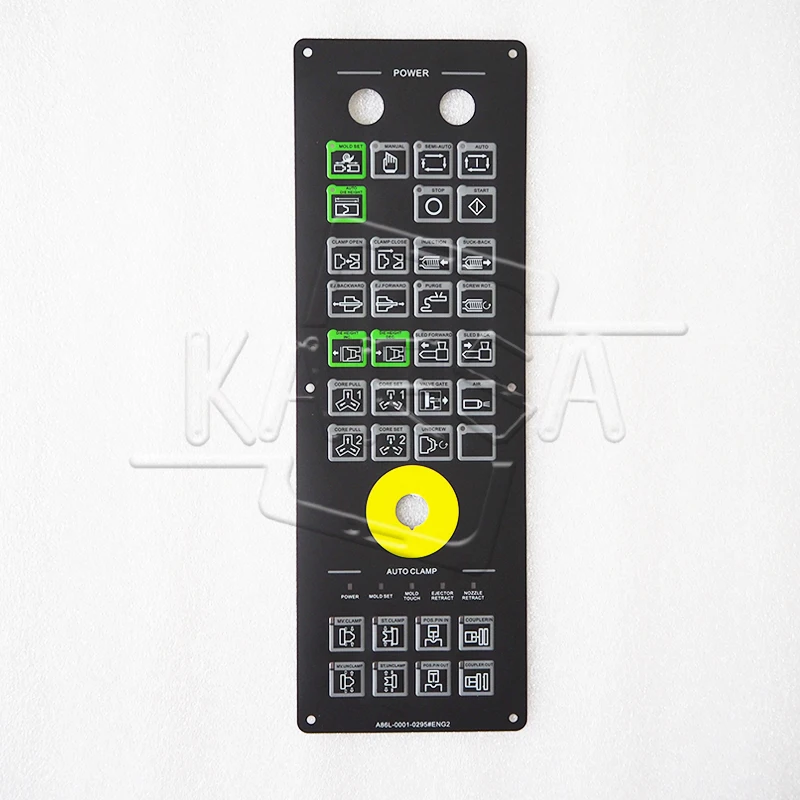 A86L-0001-0295 ENG2 멤브레인 키시트 멤브레인 필름 FANUC 사출 성형기용 전면 오버레이 A86L-0001-0295 키패드 포일