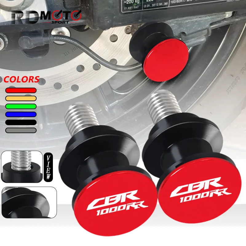 

For HONDA CBR600RR CBR1000RR 2004-2021 2022 2023 New Motorcycle CNC Swingarm Spools Rear Stand Screws Sliders cbr 600rr 1000rr