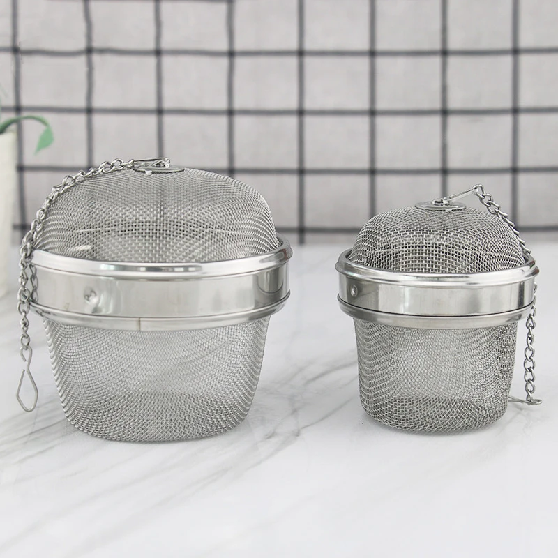 Description Picture 2 of item1Pcs Stainless Steel Tea Infuser Teapot Tray Spice Tea Strainer Herbal Filter Teaware Accessories Kitchen Tools Tea Infuser Tea