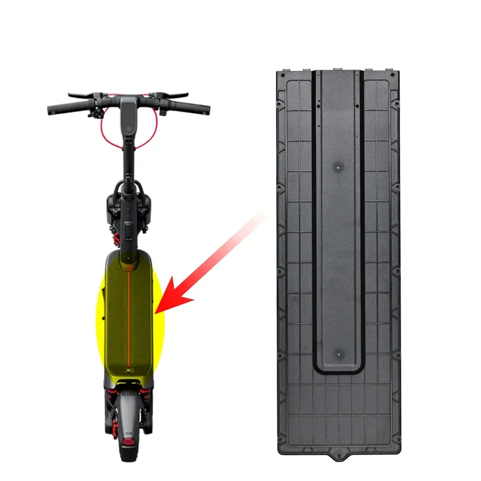 Copri Batteria In Acciaio Inox Per Scooter Elettrico Ninebot Max, Protezione Urti, Colore Rosa Oro