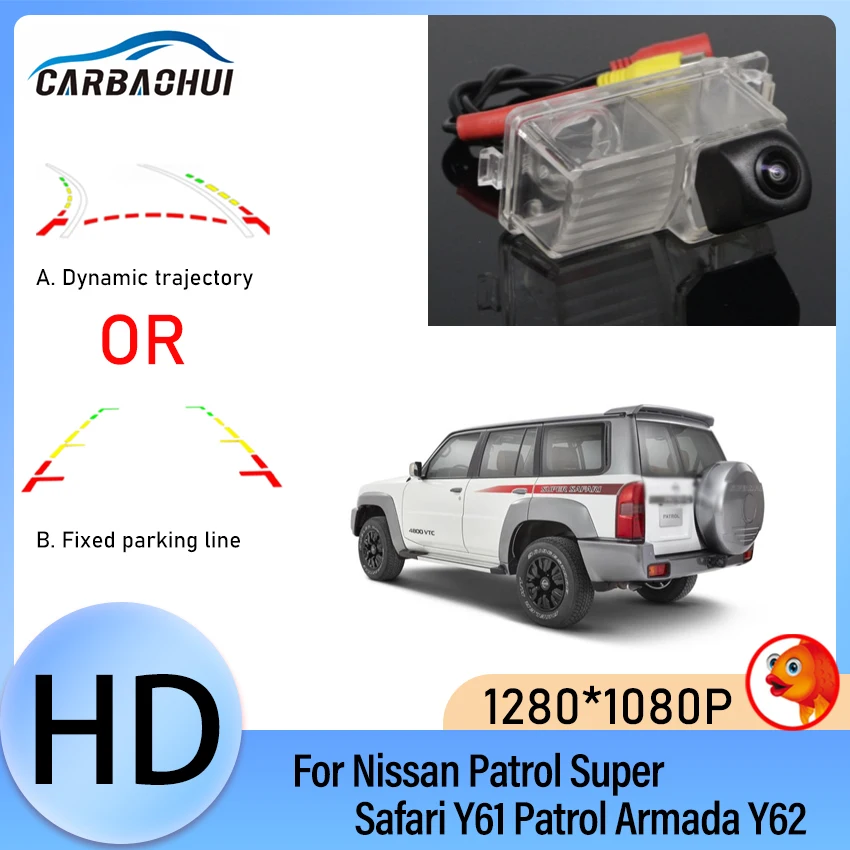 

Night Vision Rear View Camera Reversing Camera Car Back up Camera HD CCD For Nissan Patrol Super Safari Y61 Patrol Armada Y62