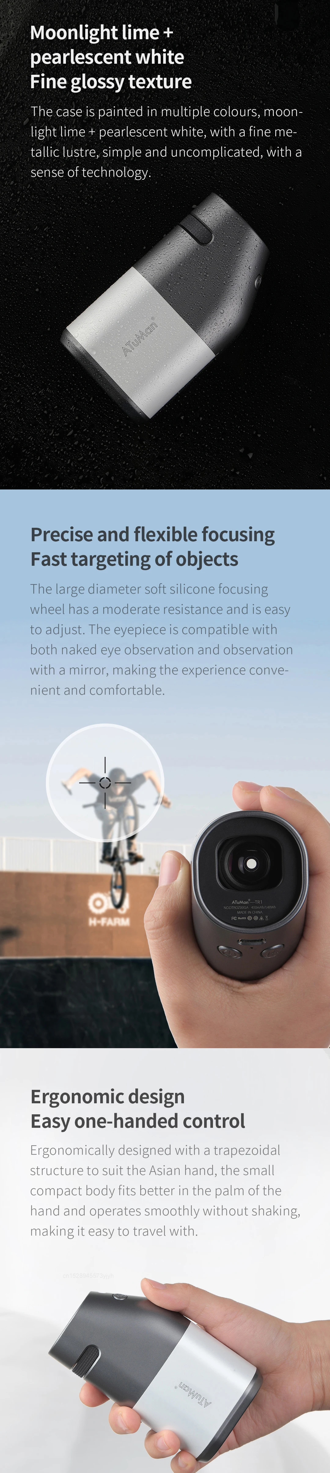 Xiaomi DUKA TR1 1200m Laser Range-Finder Golf Monocular Distance