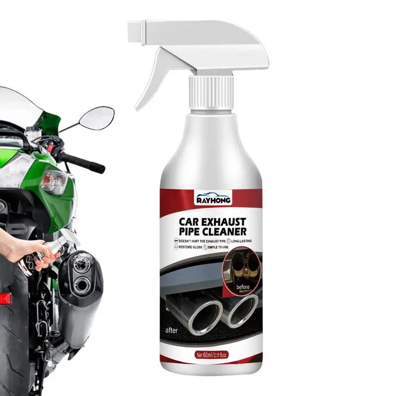 

Car Exhaust Cleaning Spray Cleaner Spray For Car Motorcycle Metal Pipe Maintenance Derusting Car Rust Cleaner Rust Removal Agent