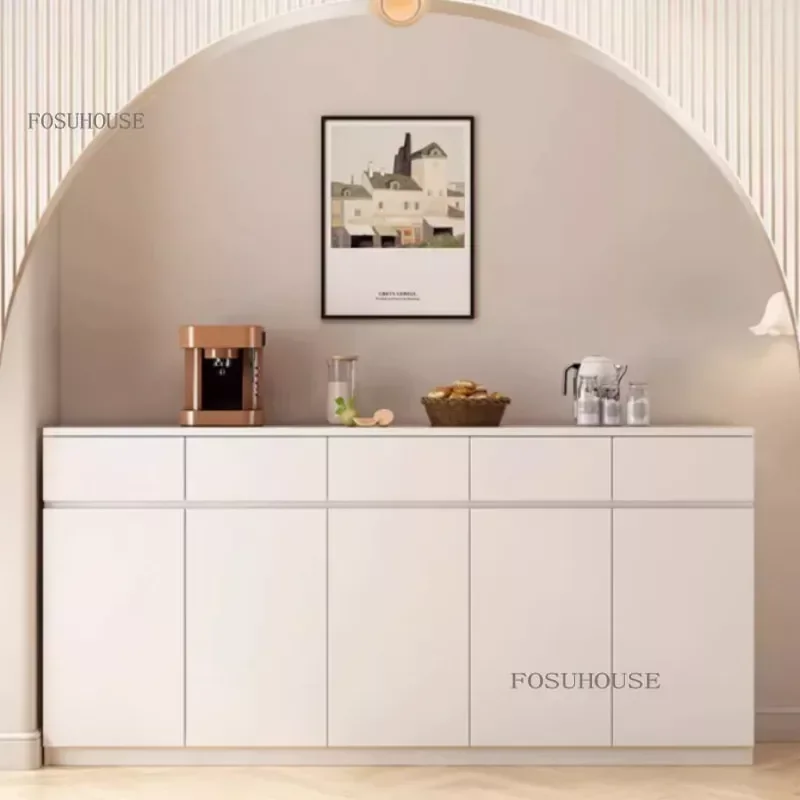 Solid Wood Sideboard Dining Room Kitchen Cabinets with Drawer Minimalist Sideboards Storage Rack Buffet Cabinet K