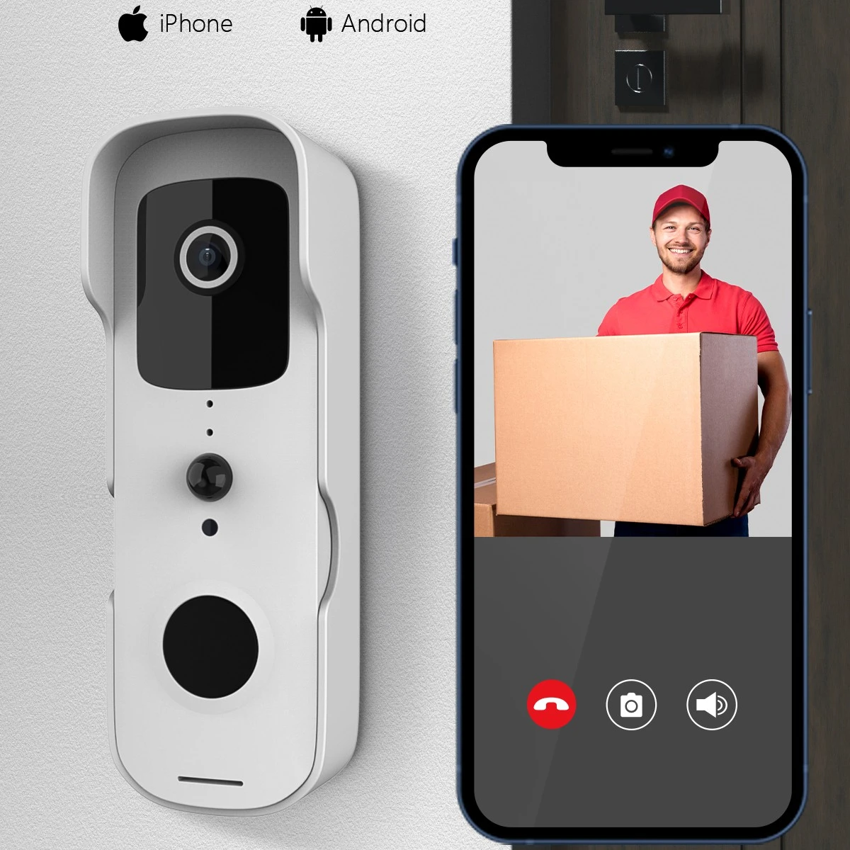WSDCAM Tuya Smart Wireless Door Bell MallBP