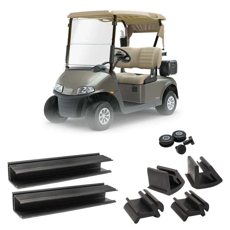 1Set Golf Cart Parabrezza Sash Clips Kit 613136 603852 Per 2008 Up Ezgo Rxv Gas Ed Electric 603198