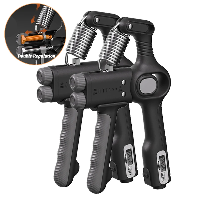 

10-60Kg Adjustable Hand Grip Fitness Exercise Heavy Gripper Wrist Muscle Strength Training Spring Finger Pinch Carpal Expander