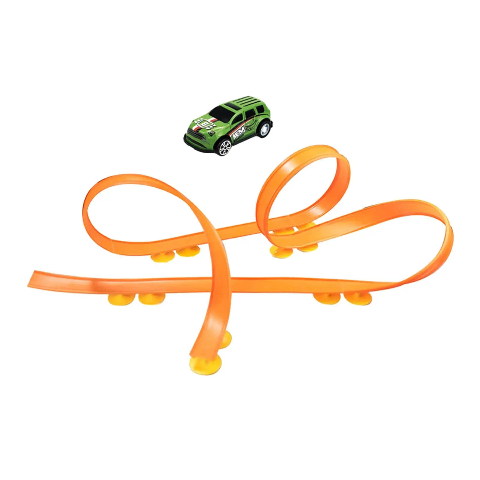 Car Track Set Stunt Speed Girls Toddlers Creativity Age 3~6 Track Playset Toy Slot Car Race Set Pull-back 36Pcs