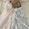 Floral Muslin Swaddle Blanket 100% Cotton Baby Bath Towel Wrap Muslin Swaddle Blankets Newborn Muslin Blankets Soft Waxy Blanket 4