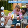 4PCS Reusable Double Layer Plastic Water Bottles With Lid And Straw 10Oz DIY Snowball Cup with Pre Drilled Hole Drinkware Cups 6